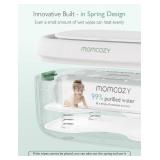 Momcozy Baby Wipe Warmer, Innovative Spring Design, Large Capacity Wipes Dispenser, Fast And Even Heating, 4 Modes Of Temperature Heating Control, Diaper Wipe Warmer With Night Light