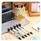 Yexiya Sublimation Pens Blank Heat Transfer Pen Sublimation Ballpoint Pen With Shrink Wrap White Aluminum Customized Clip Pen School Supplies For Christmas Office School Stationery Supplies (20 Sets)