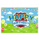 5x3ft Paw PatrolTheme Backdrop Cartoon Photography Background Kids Boys Girls Birthday Party Decorations Photo Booth Banner Props