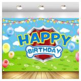 5x3ft Paw PatrolTheme Backdrop Cartoon Photography Background Kids Boys Girls Birthday Party Decorations Photo Booth Banner Props