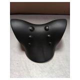 RESTCLOUD Neck And Shoulder Relaxer, Cervical Traction Device For TMJ Pain Relief And Cervical Spine Alignment, Chiropractic Pillow, Neck Stretcher (Black)