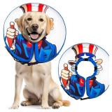 Large Dog Cone Collar Alternative Soft Inflatable Donut Collar After Surgery Dogs Recovery Won