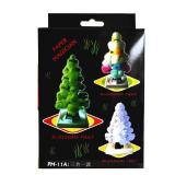 3 in 1 Mini Christmas Tree Magic Growing, Paper Tree Colorful DIY Crystal Growing Kit/Ornaments Decoration Toy Novelty Xmas Gift Boys Girls Science Kits & Toys Learning Guide (C)