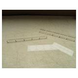 Malldii 9.5 Large Acrylic Straw Holder For Cabinet Door - Reusable Tumbler Straw Organizer Storage, Small Kitchen Accessories Container, Ultra Sticky Cupboard Door Mounted (Transparent)