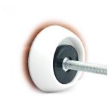 Vmaisi Baby Gate Wall Protector - Protect Walls From Pressure Mounted Pet Dog Gates, 4 Pack White