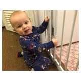 Vmaisi Baby Gate Wall Protector - Protect Walls From Pressure Mounted Pet Dog Gates, 4 Pack White