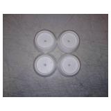 Vmaisi Baby Gate Wall Protector - Protect Walls From Pressure Mounted Pet Dog Gates, 4 Pack White