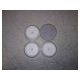 Vmaisi Baby Gate Wall Protector - Protect Walls From Pressure Mounted Pet Dog Gates, 4 Pack White