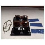 DOOViC 3 Pack Stylish Oversized Sunglasses Readers Outdoor Reading Glasses For Women 1.50 (Not Bifocals)