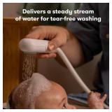 Frida Baby Control The Flow Bathtub Sprayer Attachment For Baby Bathtub, Shower Head With Scalp Massager, Control Waterflow With 2 Pressure Modes