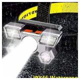 Queenrain Rechargeable headlamp,Super Bright Long Distance Outdoor Head Worn Mining Lights, Lightweight And Adjustable Headlight For Head,Waterproof Head Light For Adults Camping Outdoor