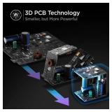 Spigen For 65W USB C Charger, [GaN 652 Total 65W 2 Ports GaN III Tech] Dual Fast Charger PD 3.0 Charging Block Compatible With MacBook, IPad, IPhone 17 16 15, Galaxy S25 S24 Series, Fold Flip