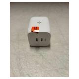 Spigen For 65W USB C Charger, [GaN 652 Total 65W 2 Ports GaN III Tech] Dual Fast Charger PD 3.0 Charging Block Compatible With MacBook, IPad, IPhone 17 16 15, Galaxy S25 S24 Series, Fold Flip