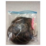 NAYOO Clip In Hair Extensions For Women 20 Inch Long Wavy Curly Medium Brown Ash Blonde Hairpieces Full Head Synthetic Hair Hairpieces (6PCS, Medium Brown Ash Blonde)