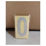 Reflective Mailbox Numbers For Outside - 30 Pcs Waterproof Mailbox Numbers Stickers, Large 3 Inch Self Adhesive 0-9 Vinyl Number For Mailbox, Door, Garbage Bins, Address Number (White)