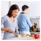 2Pcs Titanium Cutting Boards, 316 Stainless Steel Cutting Board Set For kitchen Work Double-Sided Food Grade Chopping Board, Titanium Chopping Board For Meat,Fruit,Vegetables