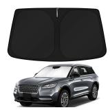 KUST Windshield Sun Shade for 2020-2025 2026 Lincoln Corsair Accessories Custom Fit Sunshade Sun Visor Protector Foldable Blocks UV Rays Keep Your Car Cooler