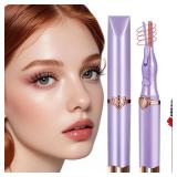 Heated Eyelash Curler - Fast Heat up in 8s - 3 Heat Modes with USB Rechargeable - Electric Eyelash Curler - Natural Curling 24 Hours Long Lasting - Anti-Burn Eyelid, Purple DA