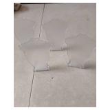 arricraft 4 Pcs Jewelry Necklace Displays, Clear Bust Display Stand Plastic Jewelry Display Holder for Jewelry Display (Hight 4.72")