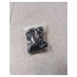 MECCANIXITY Silicone Snap in Locking Hole Plugs Rubber Panel Seal Cover Flush Type Panel Round for Kitchen Rubber Bulkheads Waterproof Sealing Plugs 8.5mm/0.33 Inch Dia Black,Pack of 20