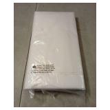 ALYVIA SPRING Extra Long Fabric Shower Curtain Liner Waterproof - 72" x 84", Soft & Lightweight XL Shower Curtain with Magnets, Machine Washable - 72x84, White