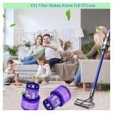 Laukowind for Dyson V11 Torque Drive Cordless Vacuum Cleaner Replacement Filters Parts, Compatible with Dyson V11 SV14 Animal and V15 Detect Cordless Vacuum Models Filter, Part No.970013-02, 2 Pack