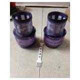 Laukowind for Dyson V11 Torque Drive Cordless Vacuum Cleaner Replacement Filters Parts, Compatible with Dyson V11 SV14 Animal and V15 Detect Cordless Vacuum Models Filter, Part No.970013-02, 2 Pack