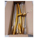 7.2FT Circle Balloon Arch Stand for Floor Round Arch Backdrop Stand for Parties Flower Balloon Arch Frame Kit Flower Gold Metal Arches Backdrop for Birthday Party Wedding Christmas Decorations