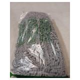 OLANLY Soft Chenille Bathroom Toilet Lid Cover, Machine Washable Seat Covers, 17.5x15, Stays in Place Rubber Backing, Fits Most Round, Elongated and Oblong Lids, Accessories Decor, Gray