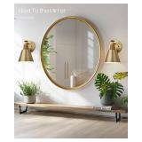 FEMILA Bathroom Light Fixtures 2 Pack, Antique Brass Vanity Light with Hammered Metal Shade, 2-Lights Bath Wall Mounted Lights Wall Lamp for Mirror Kitchen Bedroom, 4FG59B-2 BG