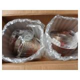 FEMILA Bathroom Light Fixtures 2 Pack, Antique Brass Vanity Light with Hammered Metal Shade, 2-Lights Bath Wall Mounted Lights Wall Lamp for Mirror Kitchen Bedroom, 4FG59B-2 BG