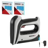 Arrow Cordless Staple Gun Kit, Electric Stapler with 3750 Pieces T50 1/4", 3/8", 1/2" Staples, for Upholstery Professional and DIY Projects, T50DCD