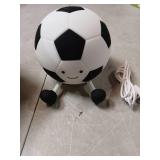 YISUN Soccer Night Light for Boys Light Up Football Lamp Dimmable Rechargeable Silicone Night Light Home Decor Birthday Christmas Gifts for Kids