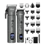Ufree Beard Trimmer for Men Professional with Hair Clippers, Barber Clippers and Trimmers Set, Electric Razor Shavers for Men, Cordless Mens Grooming Kit for Nose, Ear, Face, Hair, Gifts