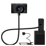 Eye Contact Webcam with Microphone for PC, 1080P Center cam for mac, 95°FOV Middle-Screen Center cam, USB computer camera Plug&Play, for desktop computer Facetime Compatible with macOS&Windows (Black