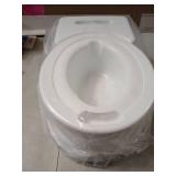 Real Feel 2-in-1 Potty with Wipes Storage, Flushing Sounds & Disposable Liners - Realistic Toilet - Easy to Clean & Assemble - Jool Baby (Aqua)