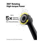 HOTO Wand Cordless Spin Scrubber, Electric Rechargeble Grout Cleaning Brush, IPX7 Waterproof Bathroom Scrubber, 12 Replaceable Brush Heads Version Power Scrubber for Grout, Tiles, Corners, Crevices