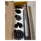 HOTO Wand Cordless Spin Scrubber, Electric Rechargeble Grout Cleaning Brush, IPX7 Waterproof Bathroom Scrubber, 12 Replaceable Brush Heads Version Power Scrubber for Grout, Tiles, Corners, Crevices