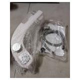 PIKETS Bidet Attachment for Toilet, Dual Nozzle (Frontal and Rear Wash) Non-Electric Fresh Water Toilet Seat Attachment with Nozzle Self Cleaning, Adjustable Water Pressure(Chrome Silver)