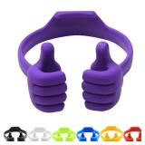 Honsky Thumbs-up Cell Phone Stand, Pack of 7, Universal Flexible Multi-Angle Cute Desk Desktop Phone Holder, Compatible with Android Switch Nintendo Tablet, Assorted Colors, Bundle