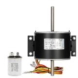 3315332.005, 3315332.005 Fan Motor Replacement genteq F48AF70A61, Dometic Brisk Air II Fan Motor, OEM Replacement for Dometic 3315332.005-1/4 HP, 3-Speed