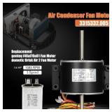 3315332.005, 3315332.005 Fan Motor Replacement genteq F48AF70A61, Dometic Brisk Air II Fan Motor, OEM Replacement for Dometic 3315332.005-1/4 HP, 3-Speed