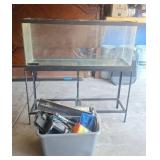 55 Gallon Fish Tank, Stand, Pump, LED Lights, Pump Heater and Supplies 55 Gallon Fish Tank, Stand, Pump, LED Lights, Pump Heater and Supplies
