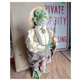 12" Tall Fishing Frog 12" Tall Fishing Frog