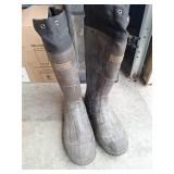 Winter Rubber Boots, Size 10, Insulated Removable Liners Winter Rubber Boots, Size 10, Insulated Removable Liners