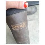 Winter Rubber Boots, Size 10, Insulated Removable Liners Winter Rubber Boots, Size 10, Insulated Removable Liners