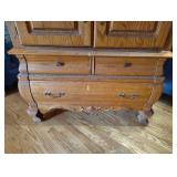 WOODEN JEWELRY ARMOIRE DRESSER WOODEN JEWELRY ARMOIRE DRESSER