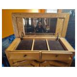 WOODEN JEWELRY ARMOIRE DRESSER WOODEN JEWELRY ARMOIRE DRESSER