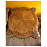 PAIR OF MATCHING WOODEN END TABLES PAIR OF MATCHING WOODEN END TABLES