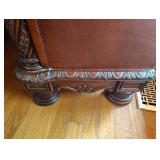 PAIR OF WOODEN 4 DRAWER NIGHTSTANDS WITH MARBLE LIKE TOP PAIR OF WOODEN 4 DRAWER NIGHTSTANDS WITH MARBLE LIKE TOP